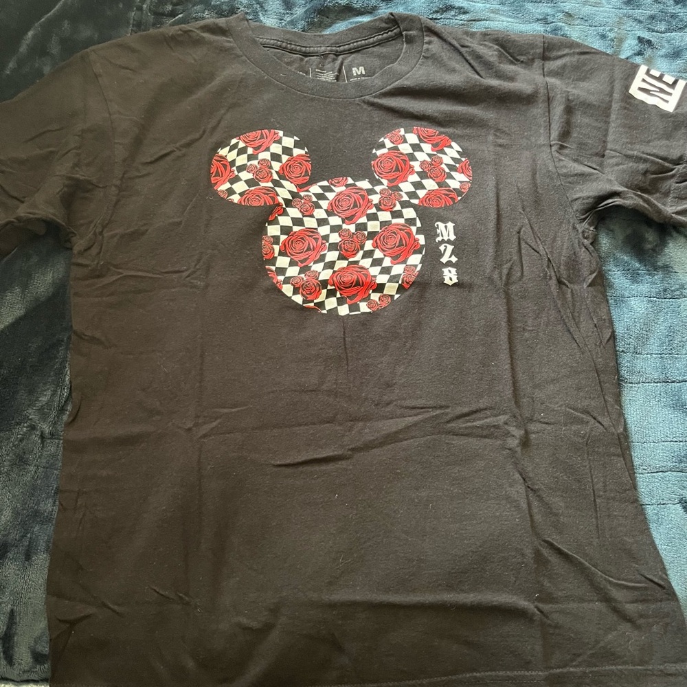 Disney Black and Red Mickey Mouse Tee